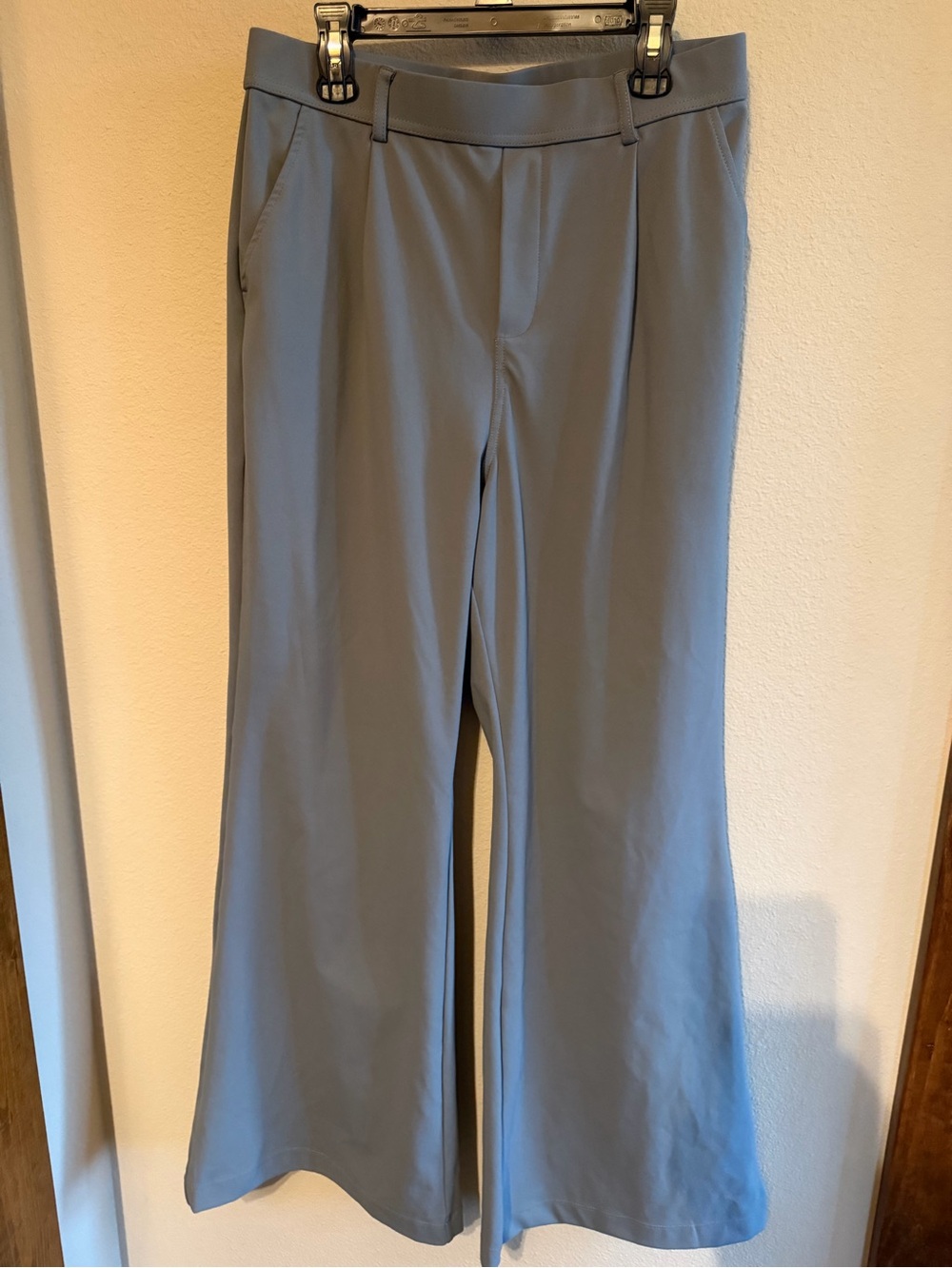 HALARA Wide Leg Pants in Slate Blue